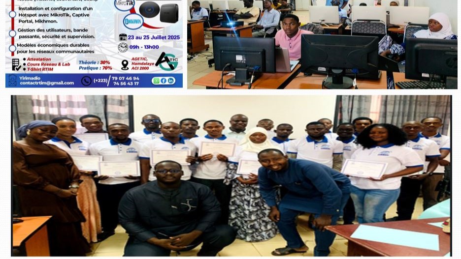 Formation installation des reseaux communautaires hotspot